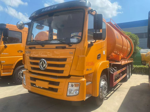 Departing today! 20 cubic meter Dongfeng Jincheng 8x8 vacuum truck (National VI emission standard).