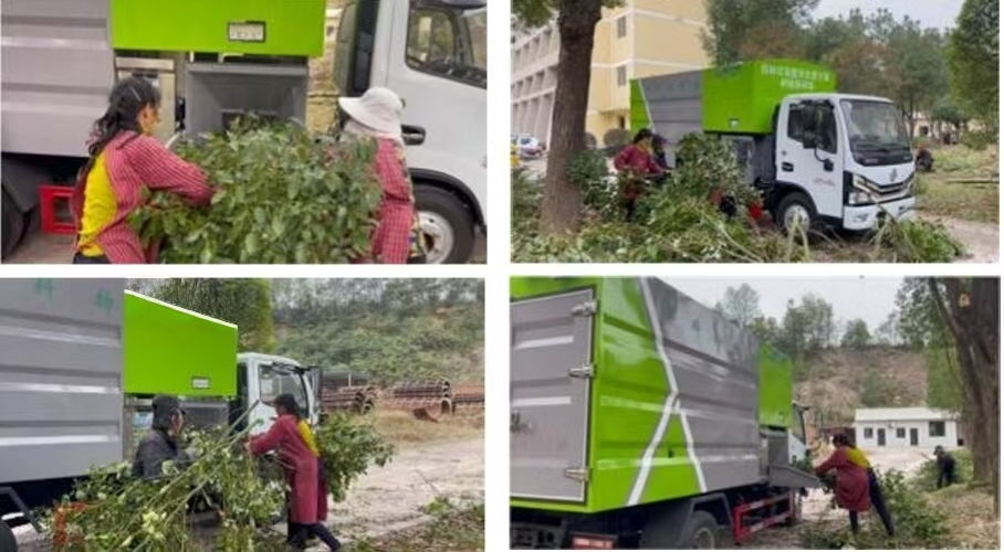 Dongfeng Branch Shredder Truck