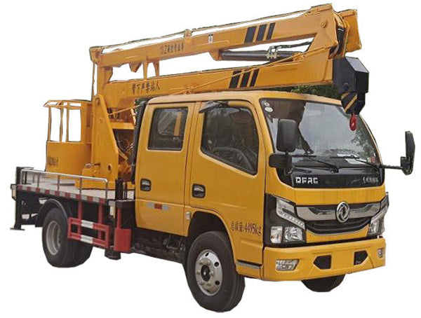 13-18 Meters Dongfeng 4x2  Folding Arm High Altitude Working Platform Truck For Sale