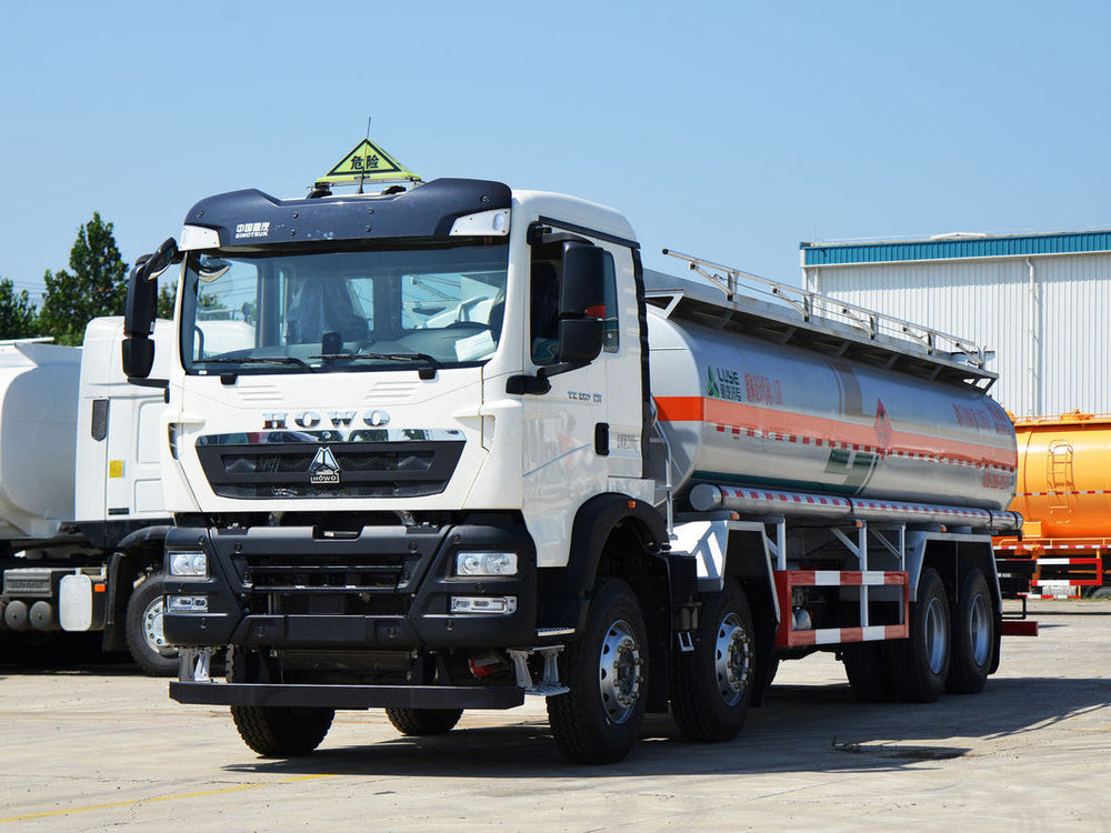 SINOTRUK HOWO TX7 350HP 8x4 Fuel Tanker Truck - Front Quarter View
