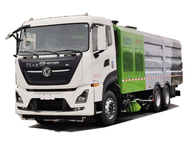 Dongfeng 6x4 Cleaning and Sweeping Car 10 Cubic Bins 12 Cubic Water tanks For Sale