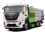 Dongfeng 6x4 Cleaning and Sweeping Car 10 Cubic Bins 12 Cubic Water tanks For Sale