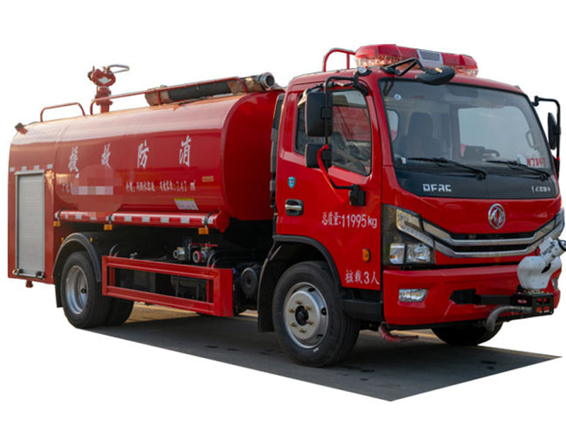 Dongfeng  4X2  8000L  Water Tank Fire Truck For Sale