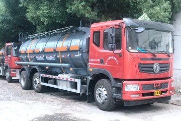 Dongfeng Huashen T5 220 HP 15.5 m³ Tank Truck for Corrosive Goods