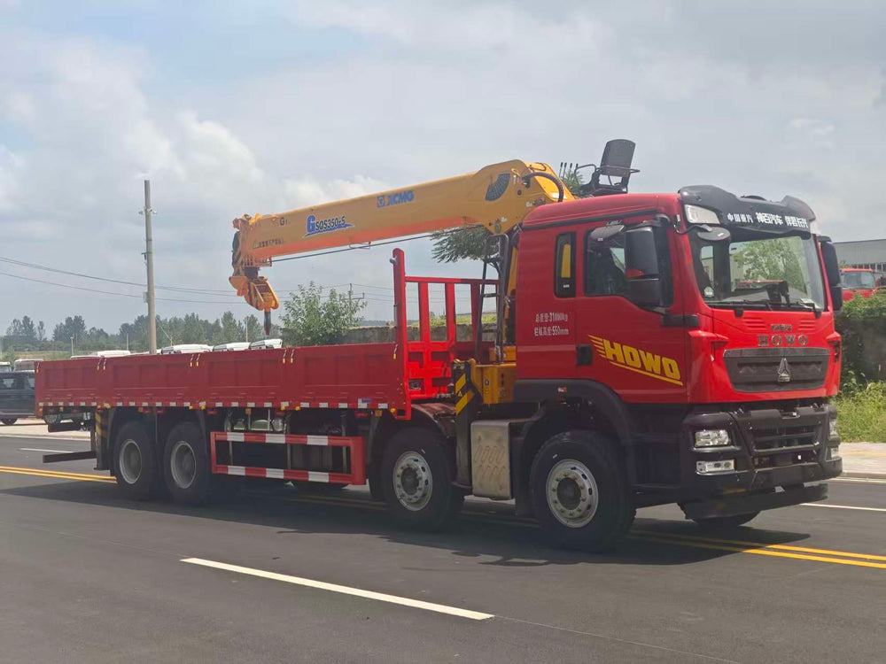 HOWO TX 8x4 Crane Truck with XCMG 14-Ton 5-Section Straight Boom Crane