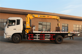 Dongfeng Kinland One-tow-two Wrecker Truck with Crane