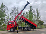 DongFeng Truck-mounted Grapple Crane with Tipper For Sale