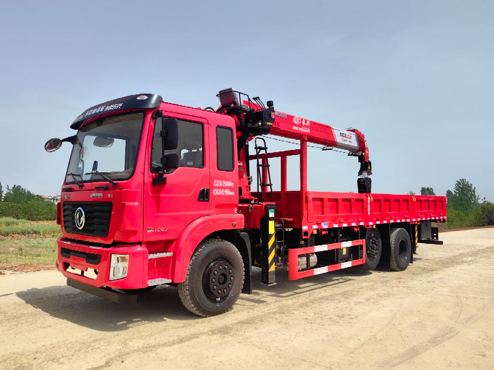 DongFeng Telescopic Boom Crane with Lift Axle For Sale