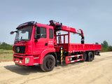 DongFeng Telescopic Boom Crane with Lift Axle For Sale