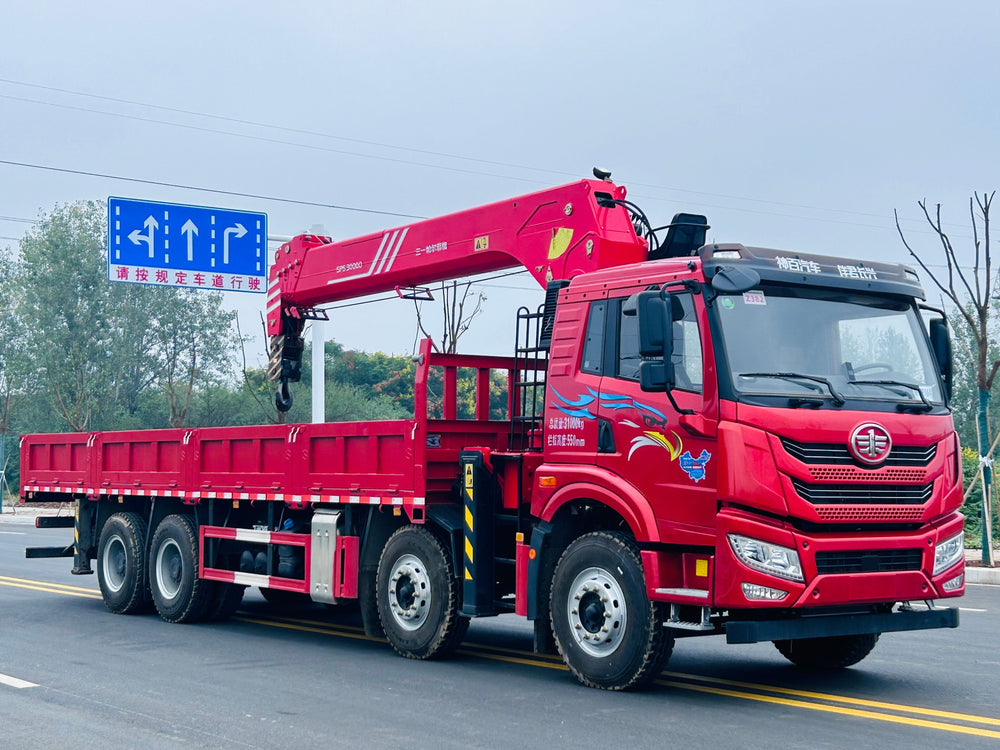 FAW 8×4 360HP Telescopic Boom Crane For Sale
