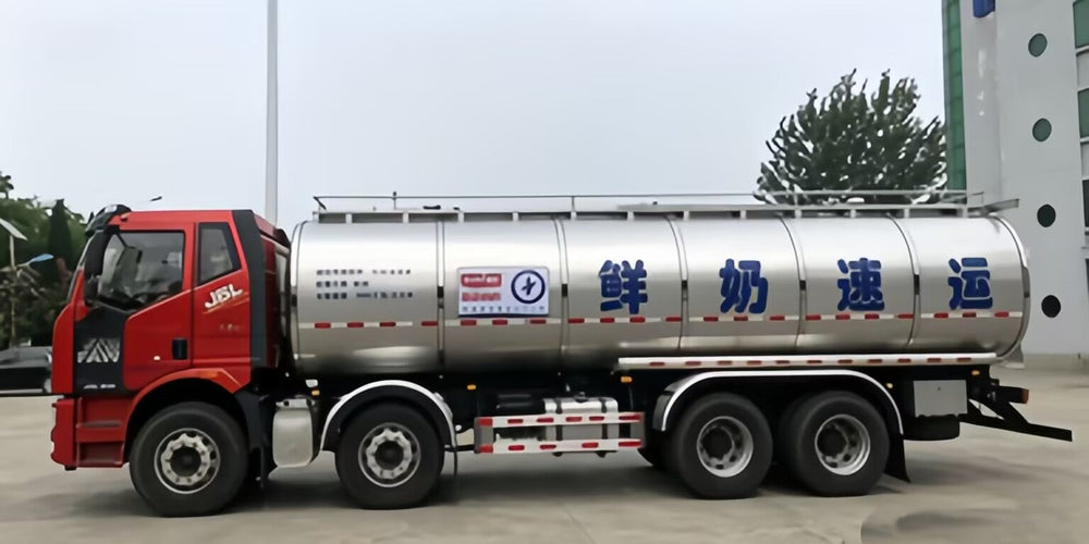 FAW J6P 8×4 Fresh Milk Transport Tanker