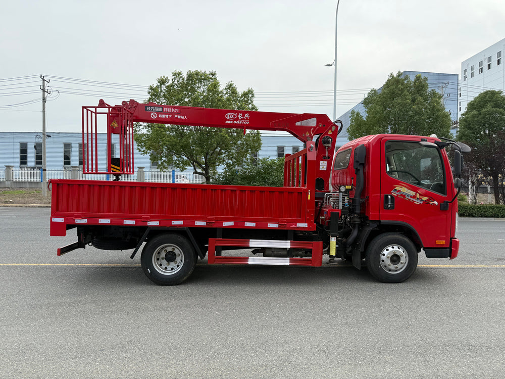 FAW 150HP 4T Telescopic Boom Crane For Sale