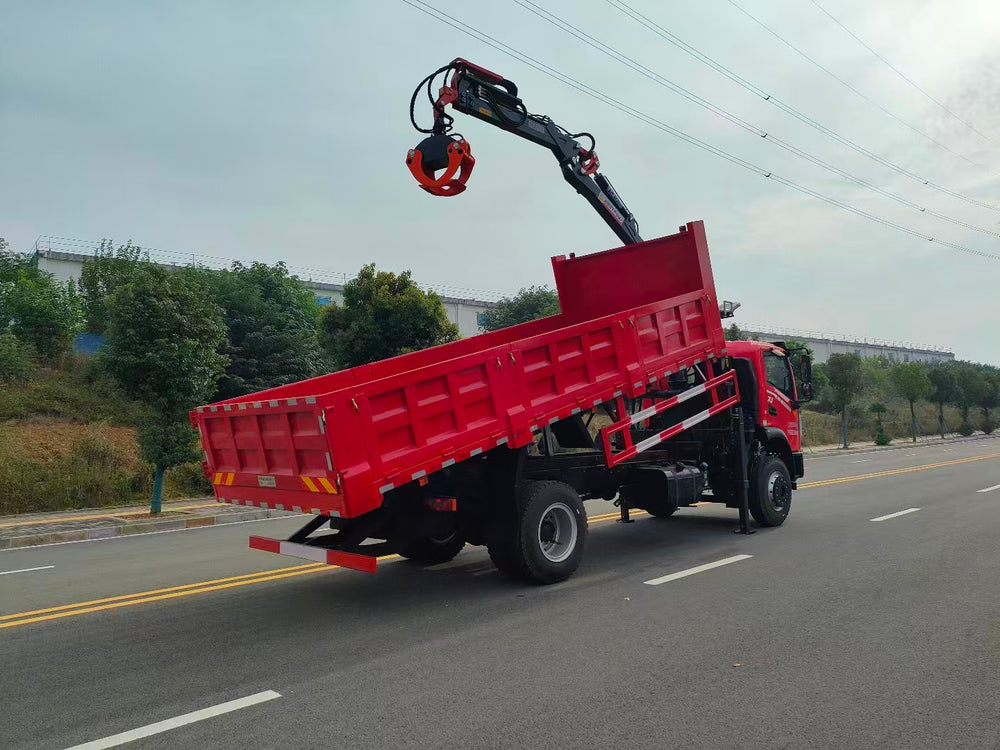 Dongfeng Truck-mounted Timber Grab Crane