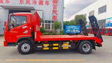 Dongfeng 4.2-meter flatbed truck with ladder