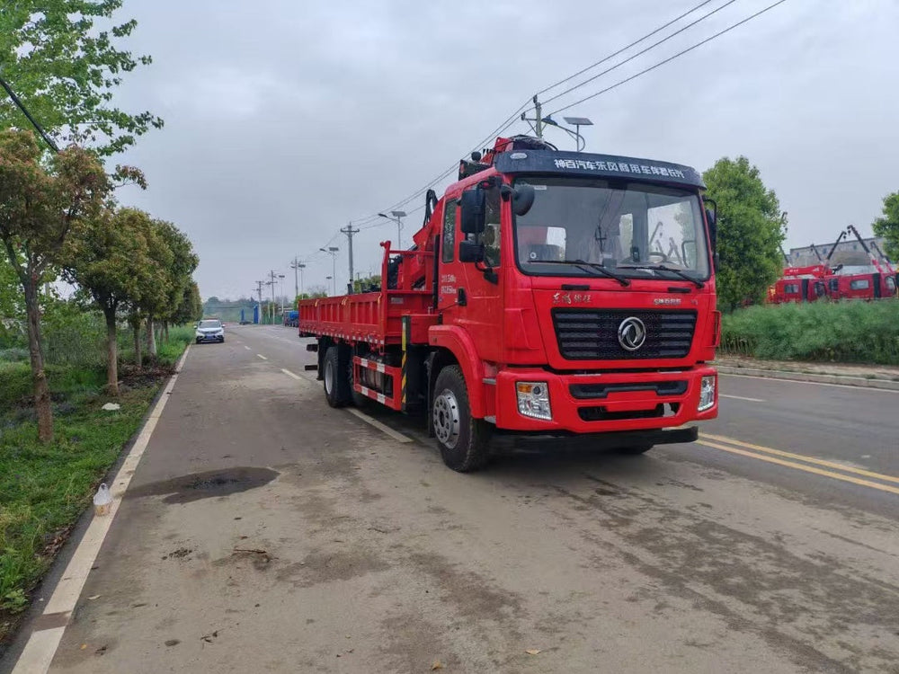 DongFeng Truck-mounted Grapple Crane with Tipper For Sale