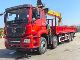 SHACMAN 8×4 Telescopic Boom Crane For Sale