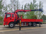DongFeng Truck-mounted Grapple Crane with Tipper For Sale