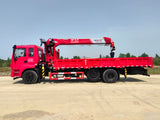 DongFeng Telescopic Boom Crane with Lift Axle For Sale