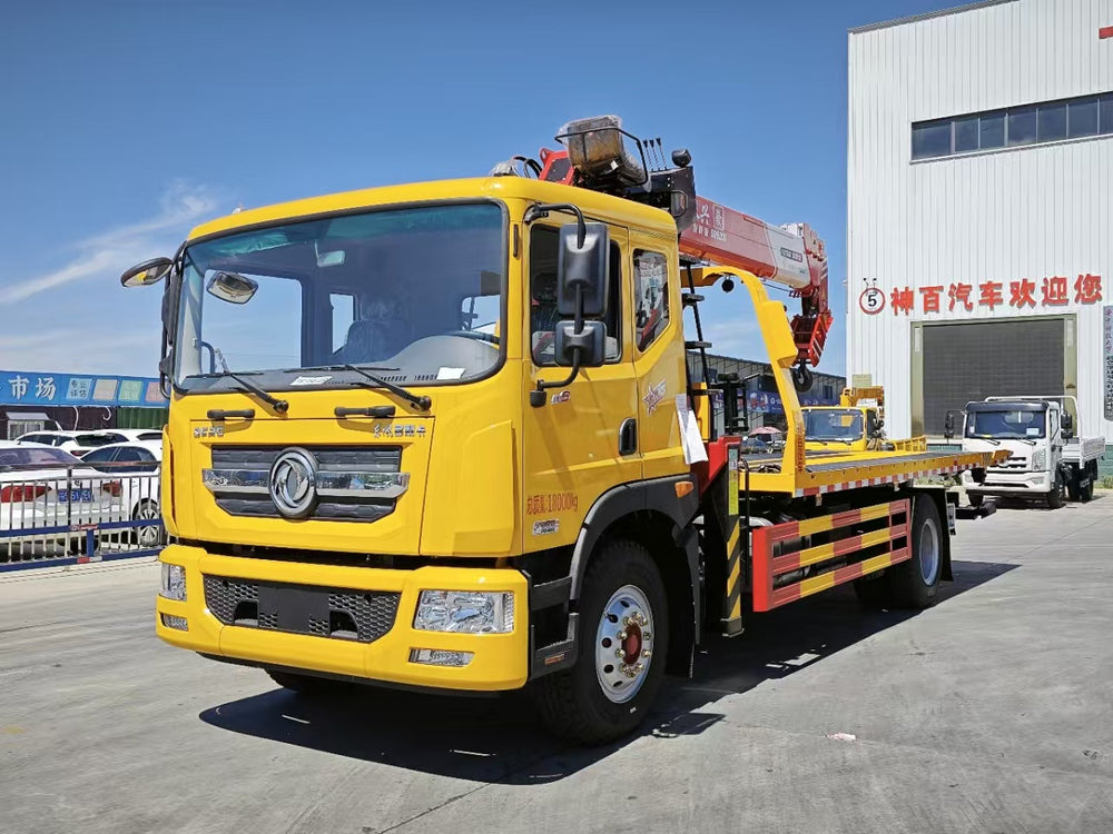 Dongfeng D9 Wrecker Truck with Crane & Flatbed