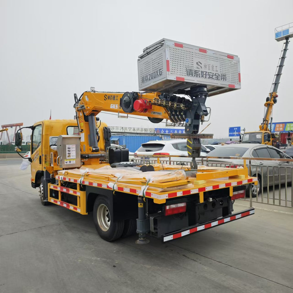 FAW GKS20 3-in-1 Aerial Work Platform With Crane