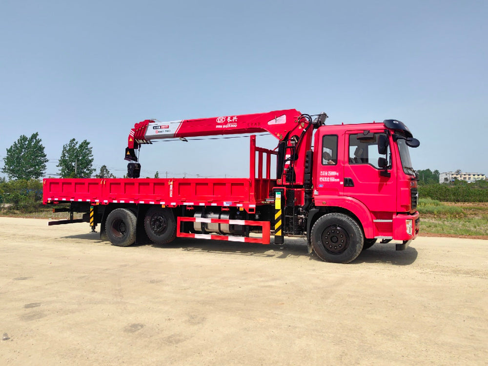 DongFeng Telescopic Boom Crane with Lift Axle For Sale