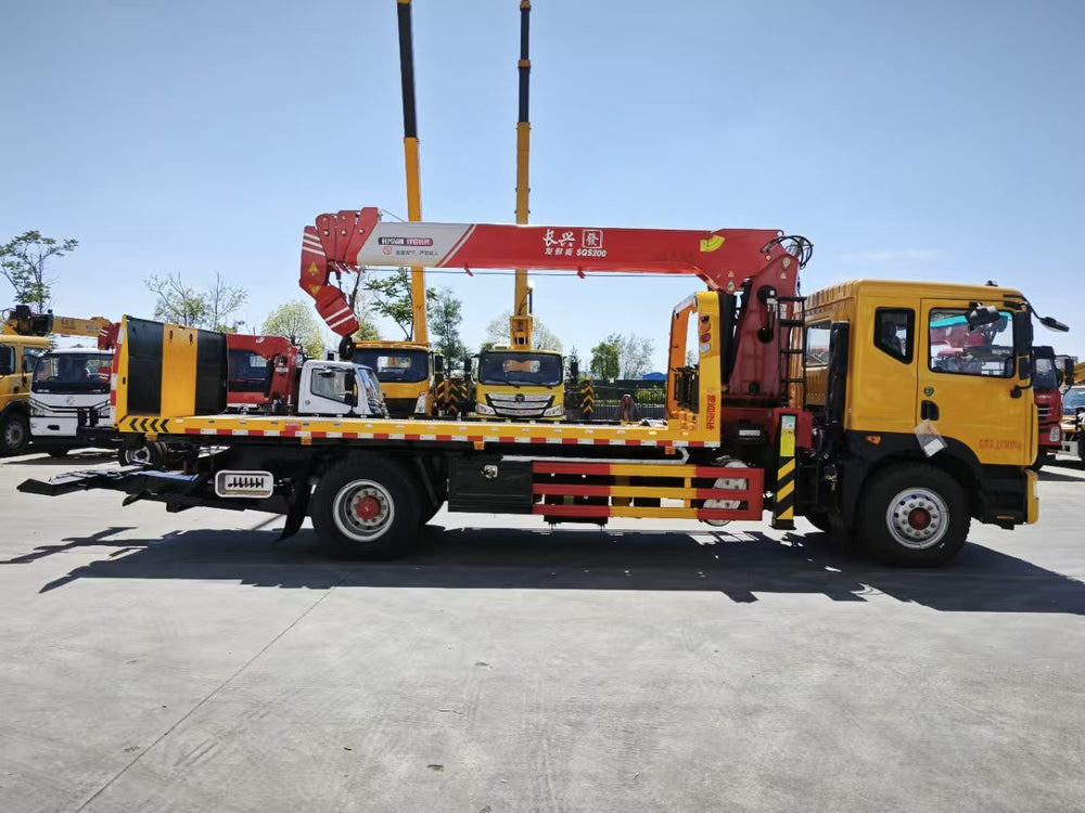 Dongfeng D9 Wrecker Truck with Crane & Flatbed