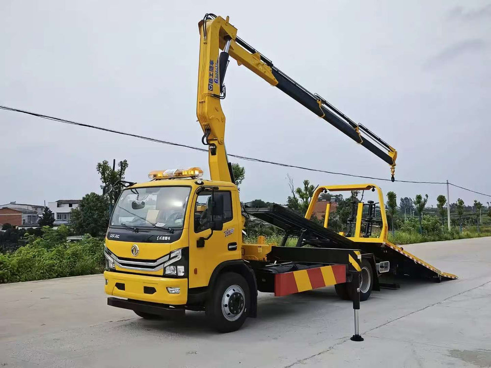 Dongfeng Wrecker Truck with Folding Arm Crane