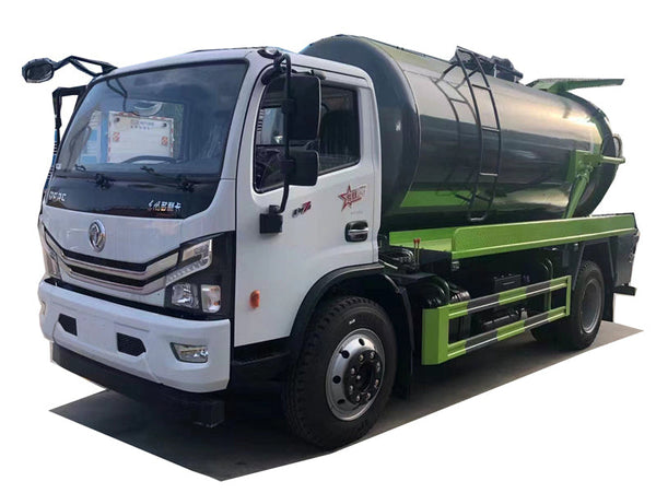 6000L-10000L 4x2 Sewage Suction Truck Vacuum Truck For Sale