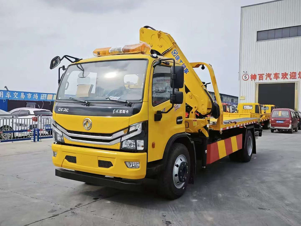 Dongfeng Wrecker Truck with Folding Arm Crane