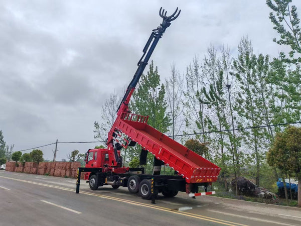 DongFeng Truck-mounted Grapple Crane with Tipper