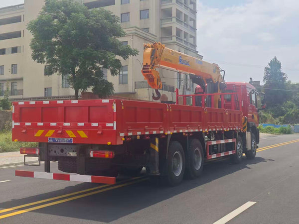 HOWO TX 8x4 Crane Truck with XCMG 14-Ton 5-Section Straight Boom Crane