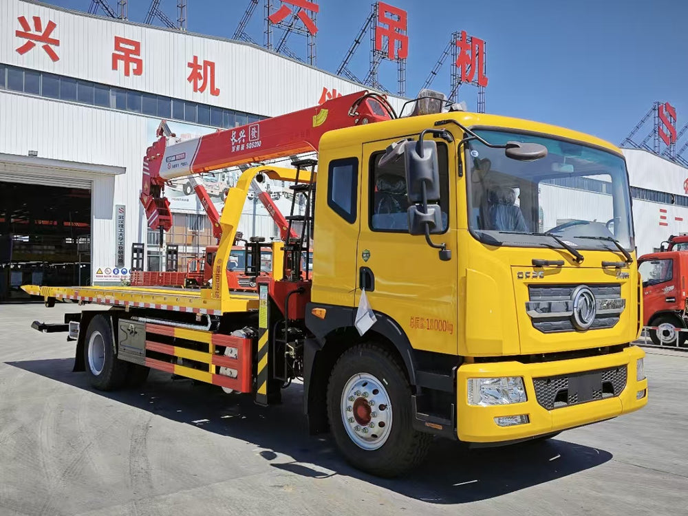 Dongfeng D9 Wrecker Truck with Crane & Flatbed