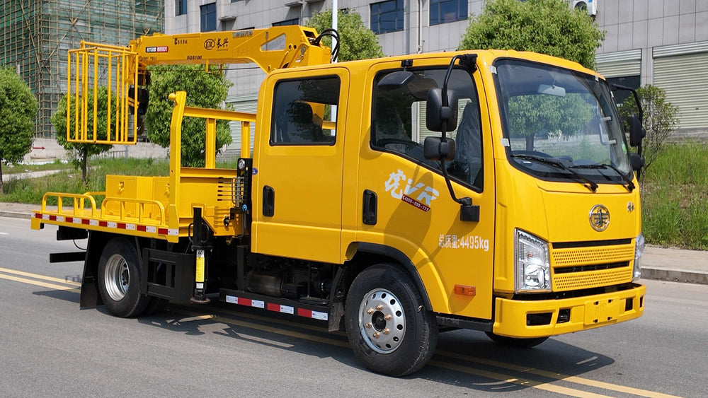 FAW 150HP 4T Telescopic Boom Crane For Sale