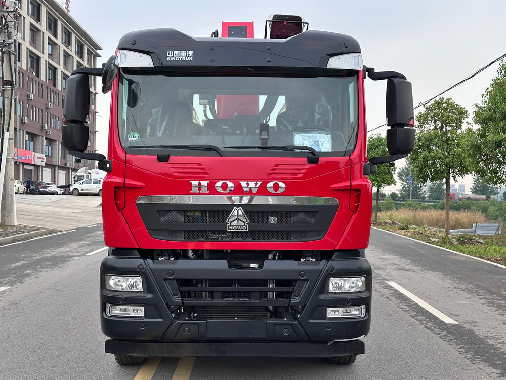 HOWO TX 6x4 Mountain Edition Crane Truck | 14-Ton 5-Section Boom | 8.4m Cargo Box | 320HP For Sale