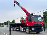 HOWO TX 6x4 Mountain Edition Crane Truck | 14-Ton 5-Section Boom | 8.4m Cargo Box | 320HP For Sale
