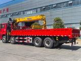 SHACMAN 8×4 Telescopic Boom Crane For Sale