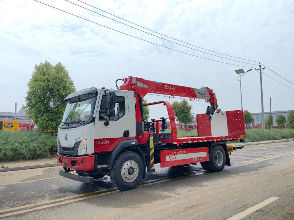 DongFeng 8T Wrecker Truck with 8T CX Crane