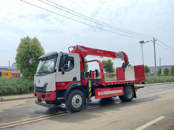 DongFeng 8T Wrecker Truck with 8T CX Crane For Sale