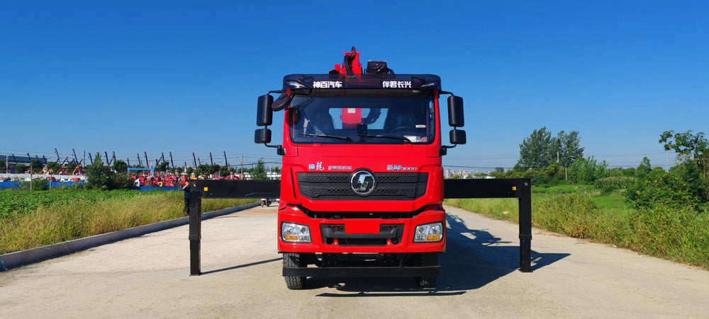 SHACMAN 6×4 12T Knuckle Boom Crane