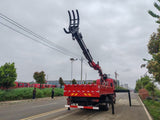 DongFeng Truck-mounted Grapple Crane with Tipper For Sale