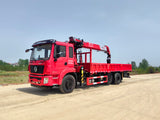 DongFeng Telescopic Boom Crane with Lift Axle For Sale