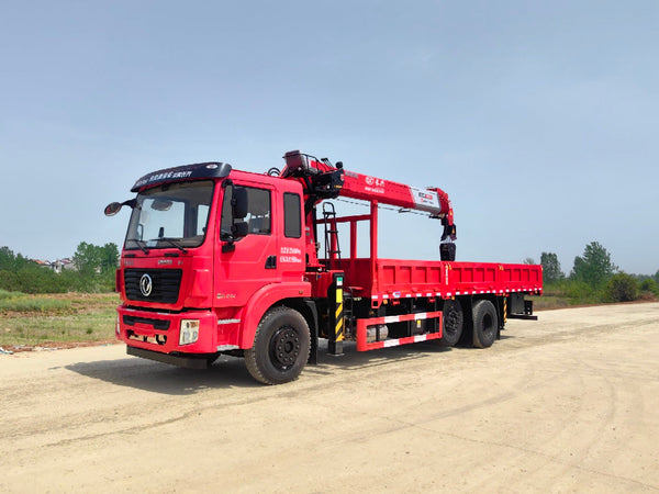 DongFeng Telescopic Boom Crane with Lift Axle For Sale