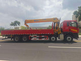 HOWO TX 8x4 Crane Truck with XCMG 14-Ton 5-Section Straight Boom Crane