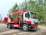 DongFeng 8T Wrecker Truck with 8T CX Crane For Sale