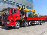 SHACMAN 8×4 Telescopic Boom Crane For Sale