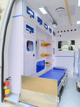 JMC Shunda Mid-wheelbase Mid-roof Diesel Patient Monitor Ambulance