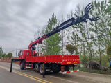 DongFeng Truck-mounted Grapple Crane with Tipper For Sale